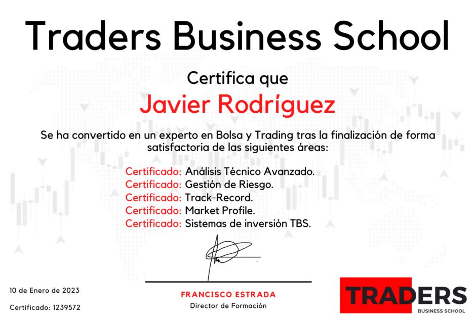Certificado Traders